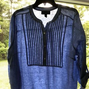 EUC Lane Bryant linen tunic sz 14/16